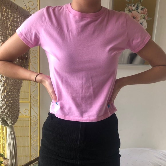 Pink Brandy Melville Crop Top - Picture 1 of 3
